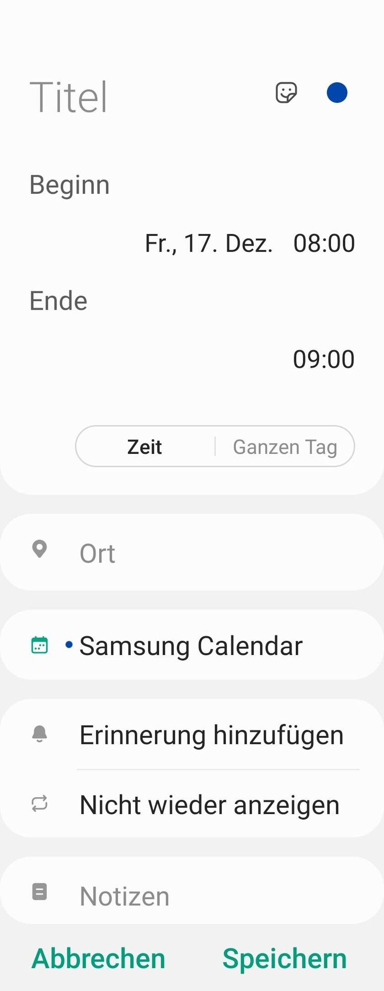 Kalender Benachrichtigung funktionieren seit Update nicht mehr 