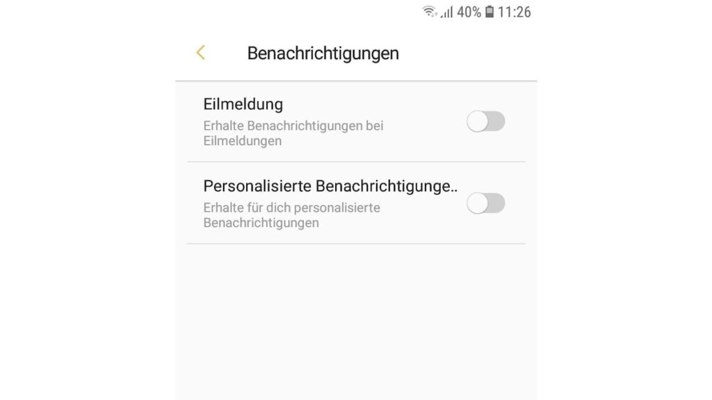 Samsung Upday: Benachrichtigung ausschalten - so geht's - Samsung Hilfe